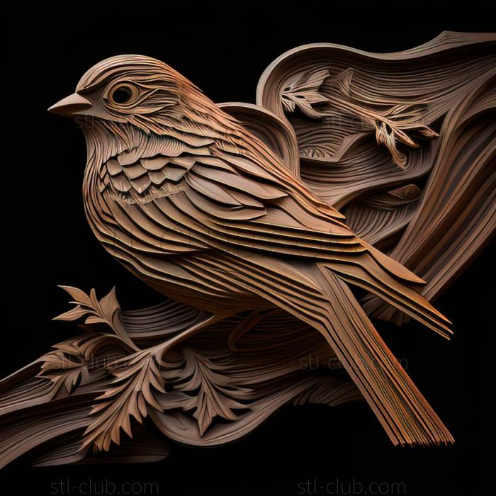 3D model st sparrow (STL)